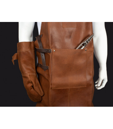 Set Asador de Cuero de Búfalo