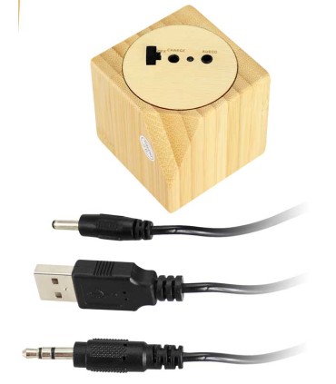 USB Parlante de Bamboo