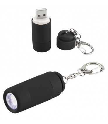 Llavero Linterna LED Cargador USB