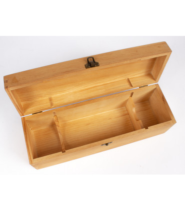 Caja de Madera Natural para Vino