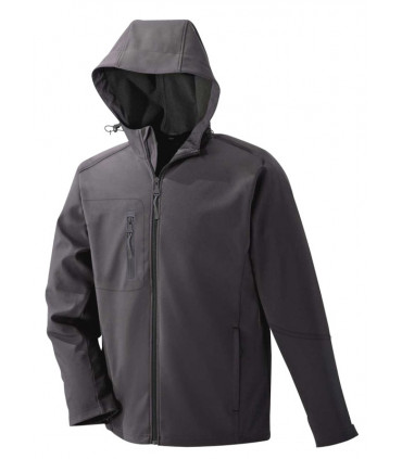 Chaqueta con Gorro Softshell Hombre