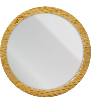 Espejo Circular Bambú
