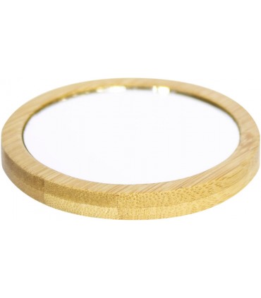 Espejo Circular Bambú